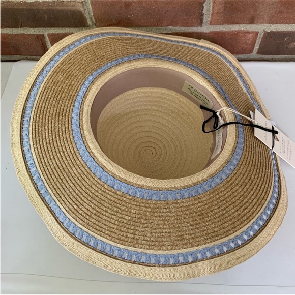 NWT QUAGGA Hat 4.5” brim, light blue and tan - Picture 14 of 15
